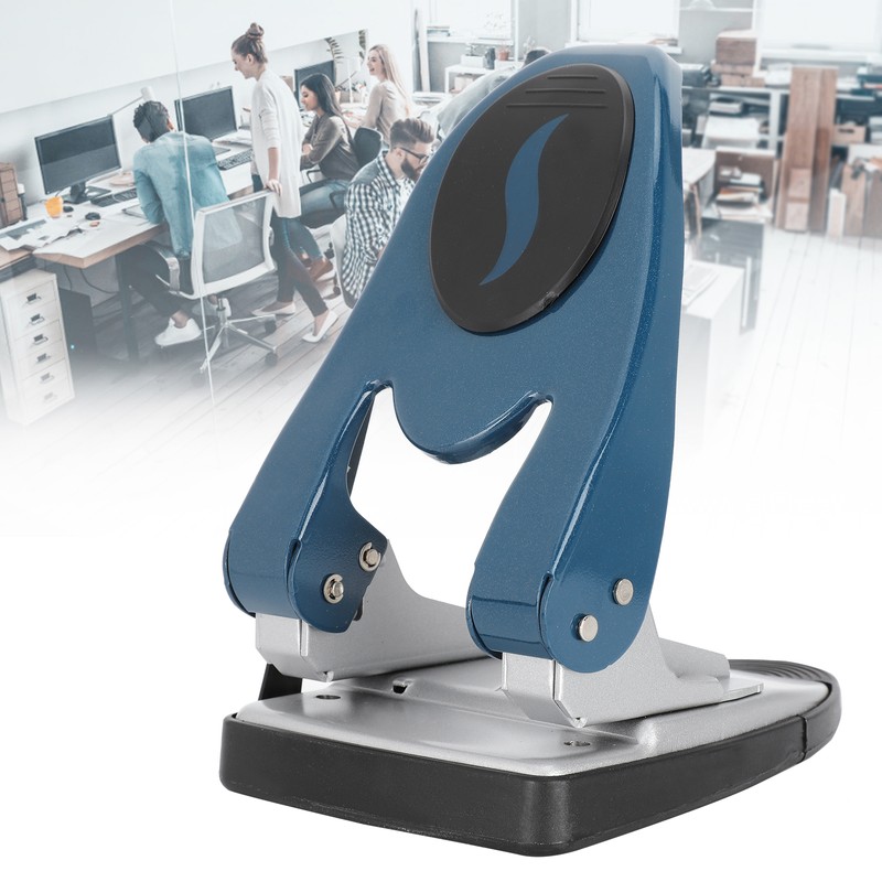 2Hole Punch 50 Sheets Manual LaborSaving Thicken Heavy Duty Office