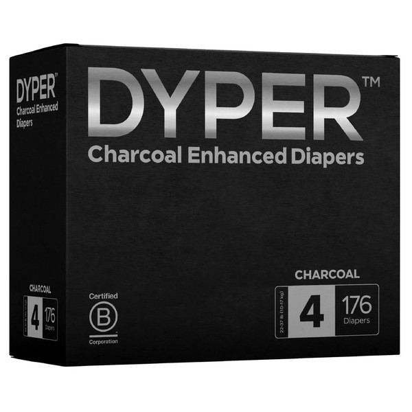 DYPER Charcoal Enhanced Diapers | Baby Diapers from Plant-Based* &