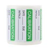 VILLCASE 1 Roll/300pcs Calibration Stickers for NIST Calibration QC Approval