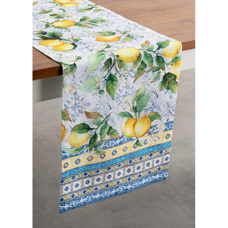 Maison d' Hermine Tablerunners 100% Cotton Decorative Easter Tablerunner Washable