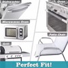 2PC Faux Leather Appliance Handle Covers for Kitchen Use –