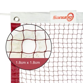 Sanung Badminton Net, International Standard Size, Adjustable, Portable, Badminton Net, Storage Bag Included, For Daily Use, Training, Practice, Professional, Games, Easy Installation