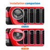 JeCar 9pcs Pink Angry Bird Style Headlight Covers & Grill
