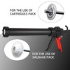 CogniForge Heavy Duty Caulking Gun (25:1 Thrust) - Compatible with