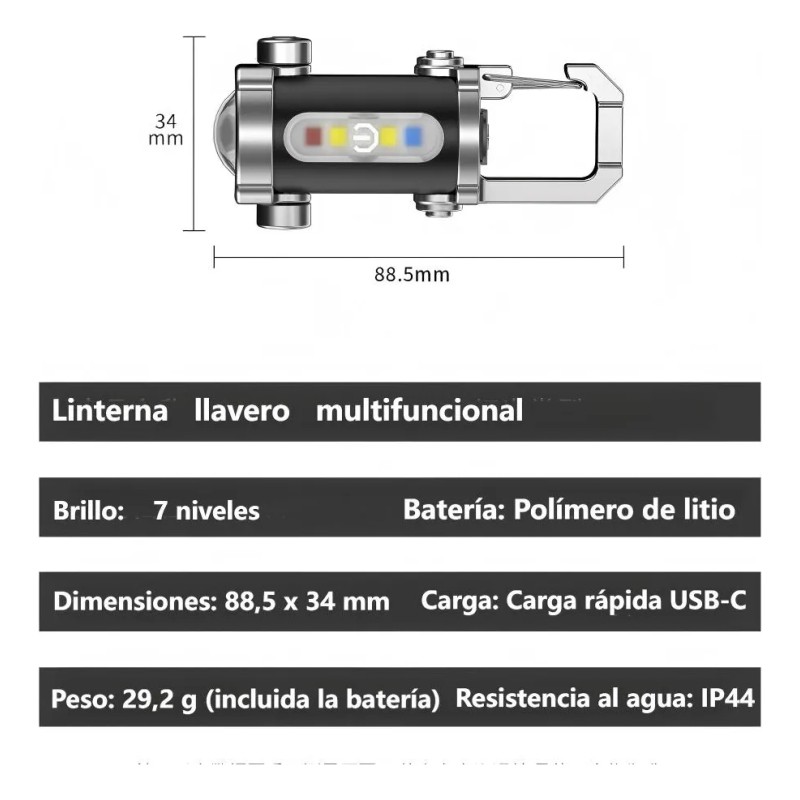 Linterna Tactica Recargables Lamparas Tacticas De Caza Gozid