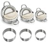 304 Stainless Steel Dumpling Maker Set - Professional 6-Piece Dumpling