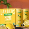 Langers Organic Flavored Sparkling Water, Meyer Lemon, 12 Ounce (Pack