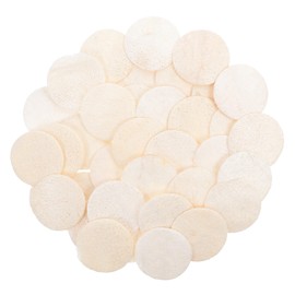 WOONEKY 36pcs Natural Loofah Facial Pads for Exfoliating Skin Care Soft Versatile Scrubber for Face Shower and Dishwashing Deep Cleansing Gentle Exfoliation