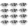 Garneck 24 Pcs Stainless Steel Tart Pans Decor Ensaymada Moulders