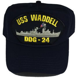 EC USS Waddell DDG-24 Hat - Navy Blue - Veteran Owned Business