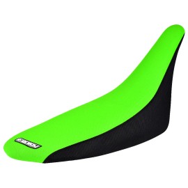Kawasaki KFX 450 R 2008-2014 Seat Cover Gripper by Enjoy Mfg BLACK & GREEN #229