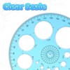 BOHUIZ Circle Template for Drawing, Plastic Round Stencil Templates Professional