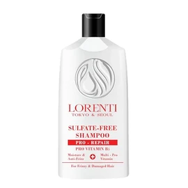 LORENTI TOKYO & SEOUL Shampoo without salt, sulphates and silicones, 630 ml, sulphate-free shampoo for frizzy and damaged hair, moisturises