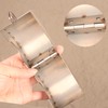 Outdoor Faucet Spigot Lock with Metallic Stainless Steel Gate Valve