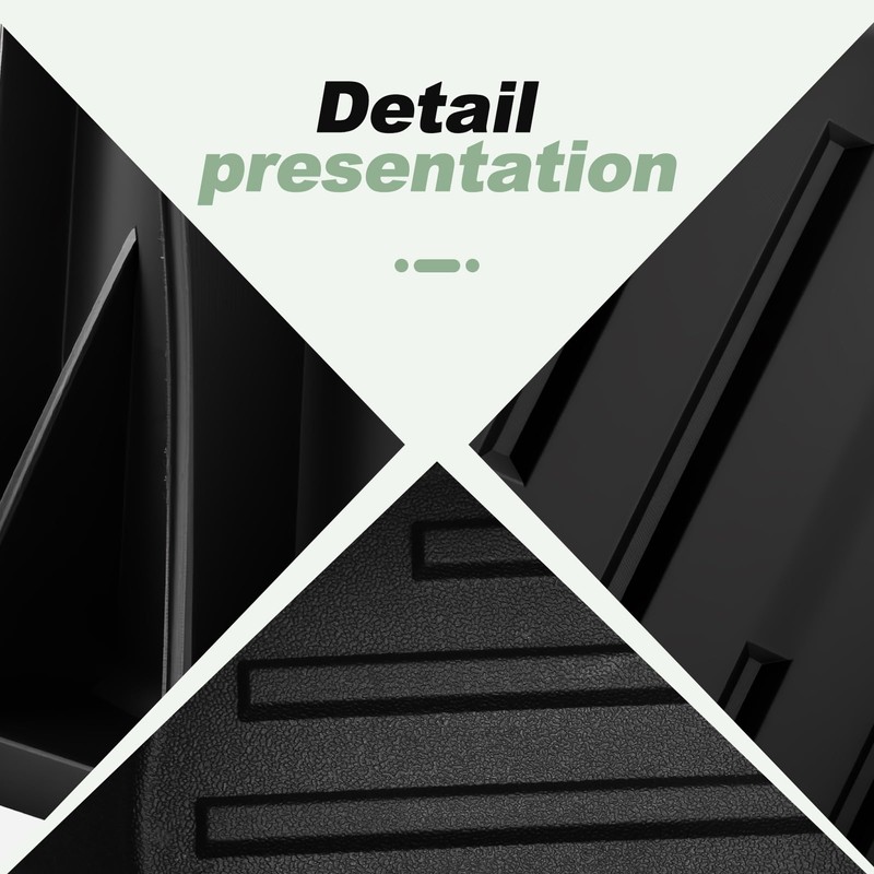 2 PCS Front Console Cup Holder with Flow Through Console