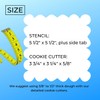 Magical Mouse FACE Outline Stencil and Cookie Cutter Decorating Set