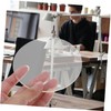 CIYODO 5pcs Transparent Acrylic Circles Smooth Edge Acrylic Discs for