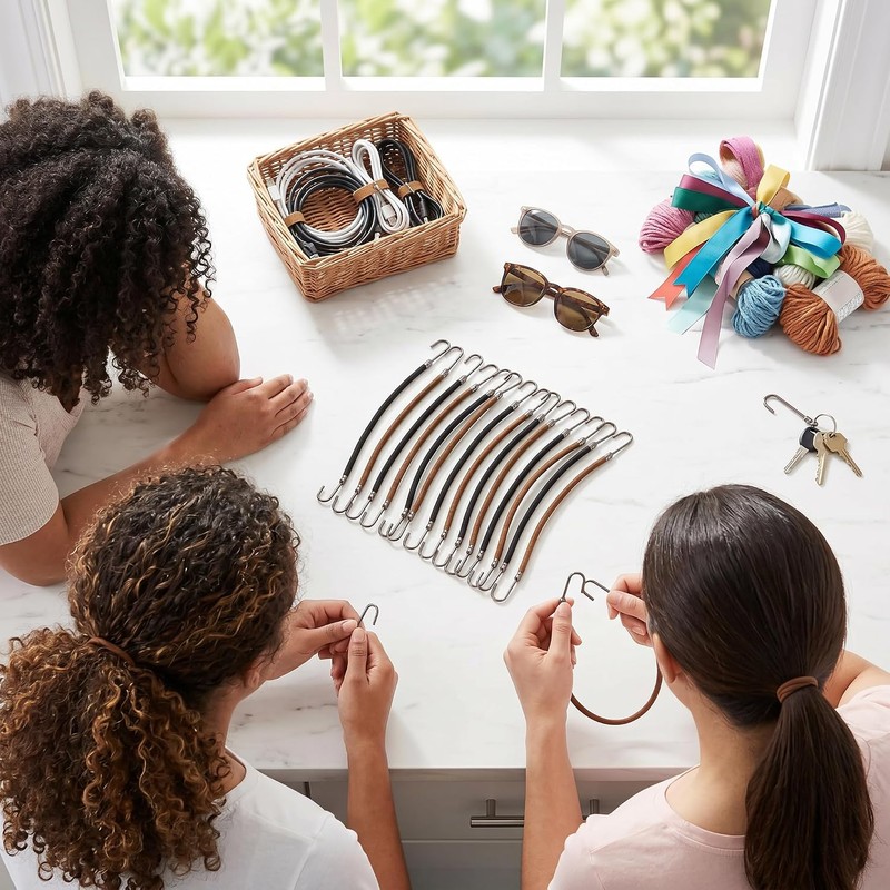 Ganchos Abiertos para el Cabello 20 Piezas, Pinzas para Coleta