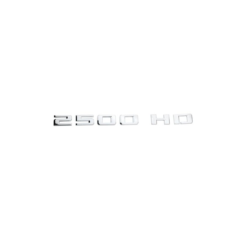 2pcs 2500HD 2500 HD Emblem Side Door Badge 3D Letter