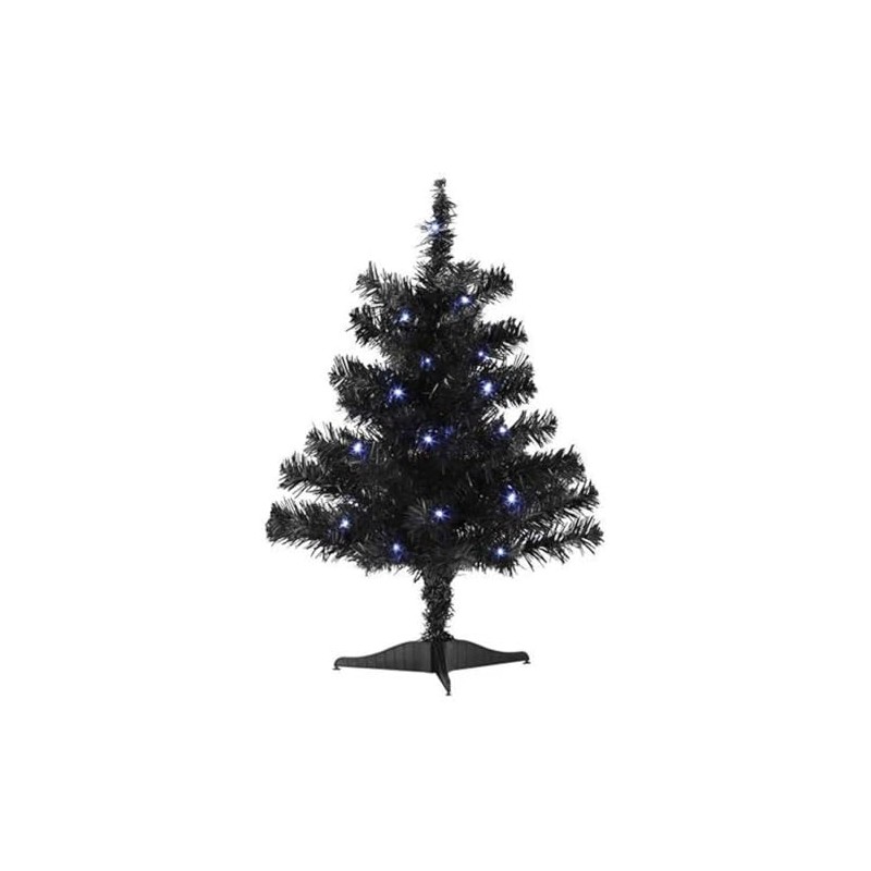 Old World Christmas Mini Black Tree Pre-lit