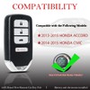 Key Fob Remote Replacement Fits for Honda Accord 2013-2015/CIVIC 2014-2015