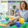 3 Pcs Foam Squeeze Dice Cube for Kids Adults Toddlers,