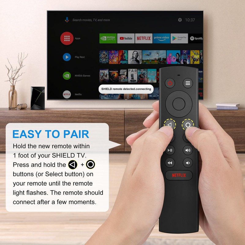 Voice Replacement Remote Control for NVIDIA Shield TV and NVIDIA