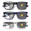 Hubeye Photochromic Reading Glasses for Men 3 Packs UV400 Sun