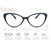 HAPJOYS Cat Eye Reading Glasses Women Blue Light Blocking Ladies