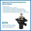 A ABSOPRO 55587349 Engine Coolant Thermostat Housing Assembly 96984104 Automotive