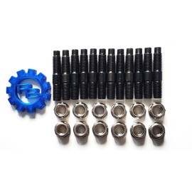 PB 1045986 MLS Exhaust Manifold Gaskets, Stud & Nut kit Compatible with Cummins 5.9,6.7 24v 98.5-19