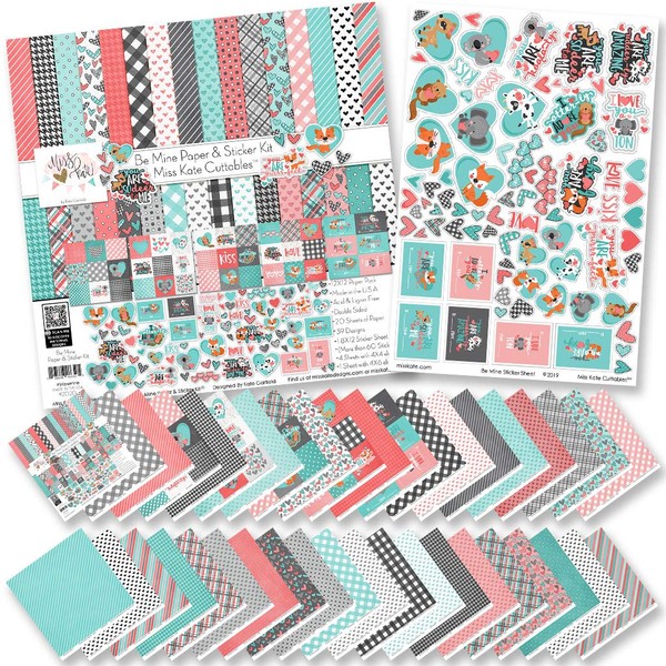 Paper & Sticker Kit - Be Mine - Valentines Day
