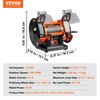 VEVOR Bench Buffer Polisher, Bench Buffer Grinder Polishing & Buffing
