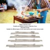4PCS Stainless Steel Wind Guard for 36in Griddle Stable Combustion