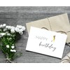 1 Elegant Premium Birthday Card for Golfer Golfer 10.5 x