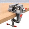 Nuqin Mini Bench Vice Table Clamp Small Bench Vise for