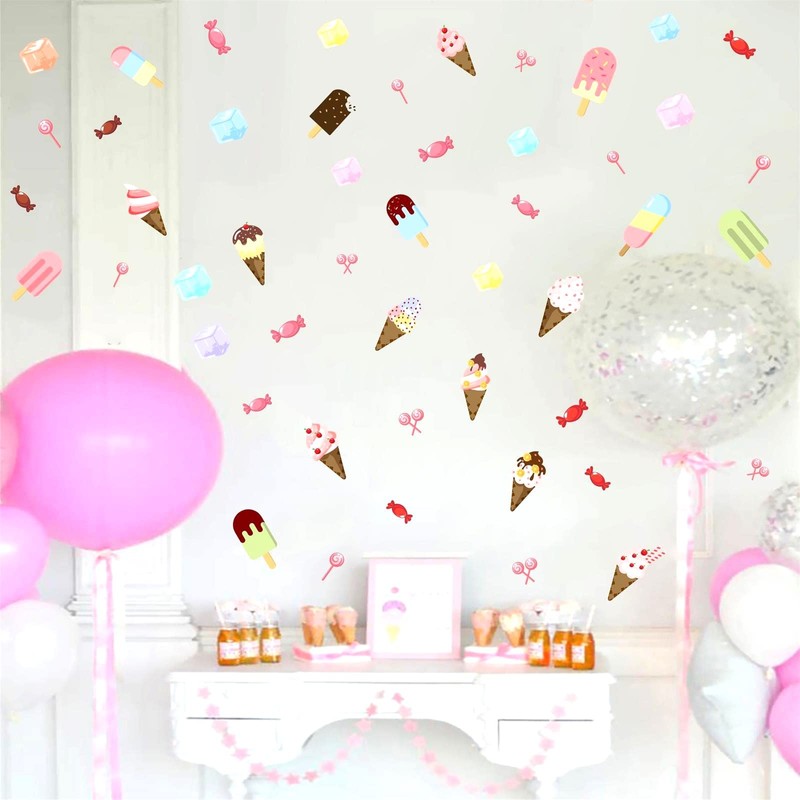 Barri Design Ice Cream Wall Decals Candy Wall Decal Ice