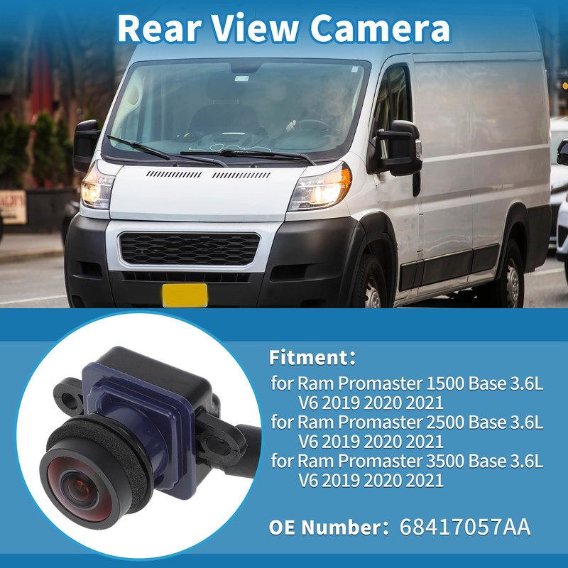 X AUTOHAUX Rear View Camera for Ram Promaster 1500 2500