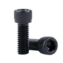 VAMUOEFL #8-32 x 3/4" Socket Head Cap Screws Bolts Black Finish,304 Stainless Steel 18-8, Allen Hex Drive, Full Machine Thread, 30Pcs