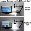 Microscope Light Source, USB Desk Dual Gooseneck Lights LED Mini
