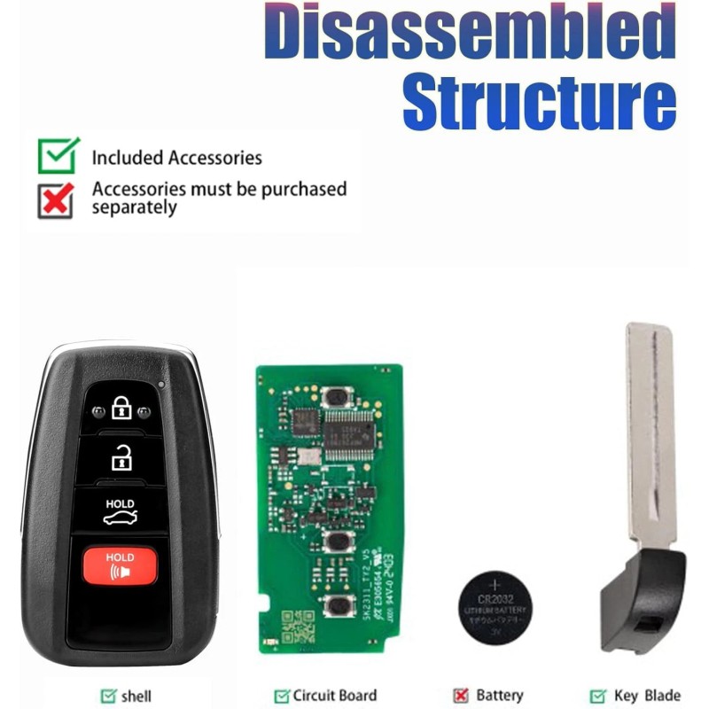 Autel iKey Universal Smart Key Style 8A-chipped 4 Button IKEYTY8A4TP