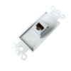 BOPLAT 1 Port CAT6 Ethernet Wall Plate Insert Female to