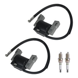 2Pcs 592846 Ignition Coil Fits for 691060 592846 799651 499447 Ignition Coil Compatible with BS Engines with 2Pcs Spark Plug