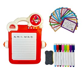 Channie's Drawing Board for Kids, 2-in-1 Musical Puzzle and Doodle Board, Sketch Pad for Toddlers, Activity Tablet for 3+ Year Old Girls and Boys