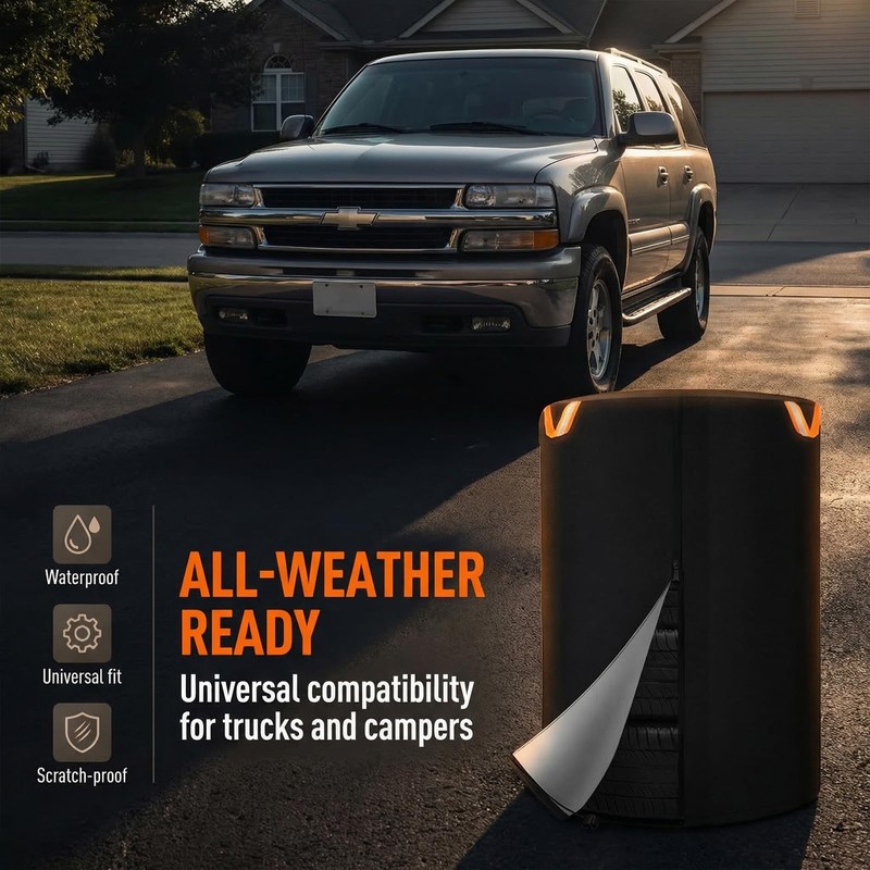 YERGOFE Tire Covers Set for Storage Large Tire Storage Bags,