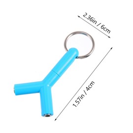 LALAFINA 3pcs Headphone Splitter Adapter Dual Output Audio Accessory for Sharing Earphones Compact Design for Travel Compatible with Smartphones and Laptops