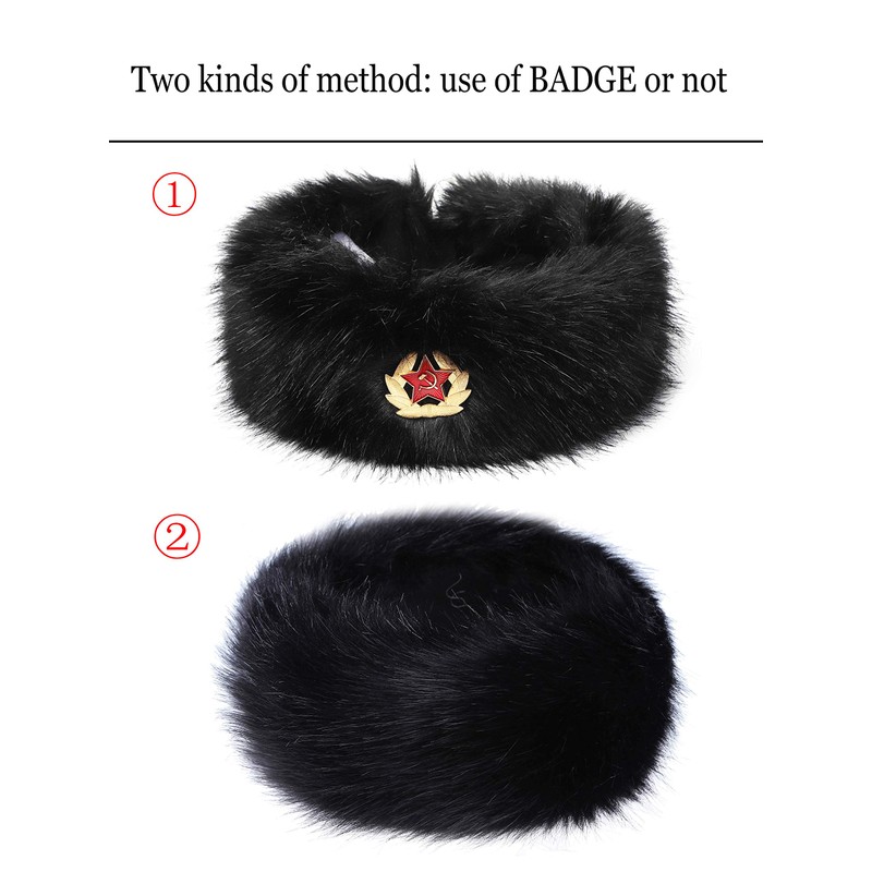 sy soul young Faux Fur Headband with Elastic for Women's