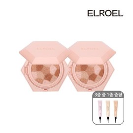 [1+ 1] Eloel Blending Compact Cushion (Big) + Concealer / [1+ 1] 엘로엘 블렌딩 콤팩트 쿠션(빅) +컨실러