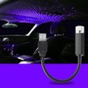 1Pc Black USB Star Projector Night Light,Adjustable Romantic Starry Sky