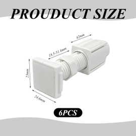 6-Piece Blind Brackets, Blind Mounting Accessories, Punch-Free Blind Reels, Adjustable Blind Brackets